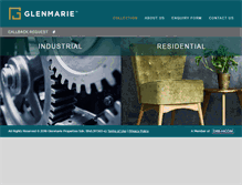 Tablet Screenshot of glenmarieproperties.com